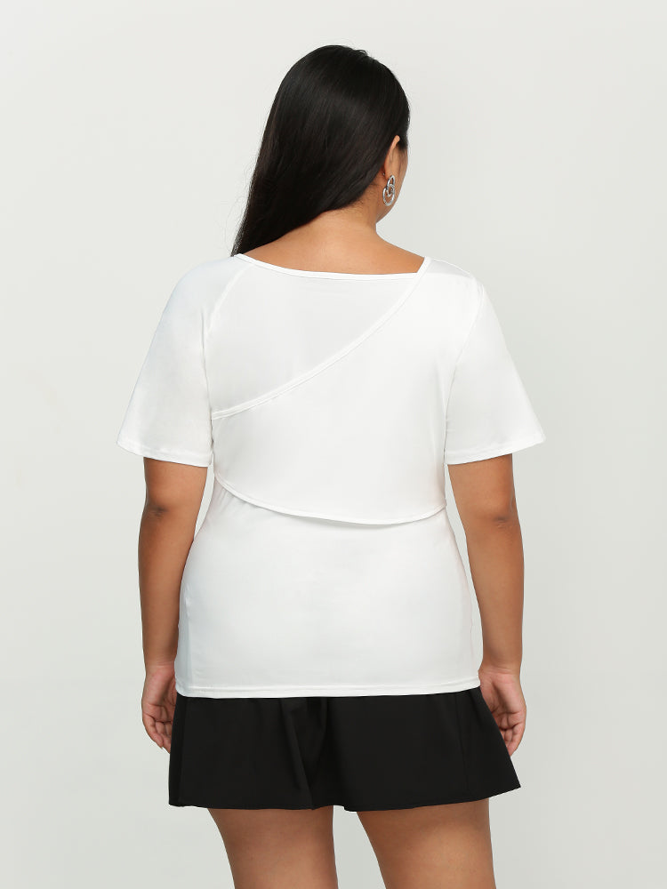 Double Layer Short Sleeve T-Shirt