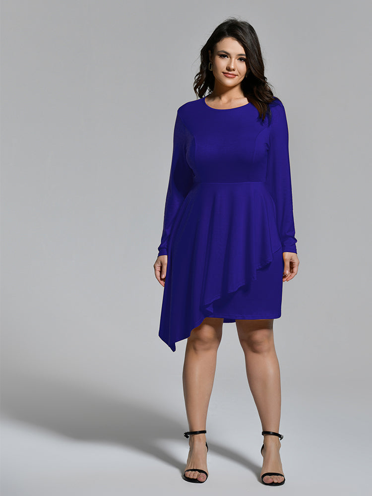 Asymmetrical Hem Dress