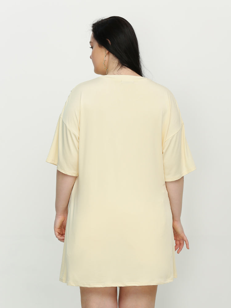 Layered Irregular Hem T-Shirt