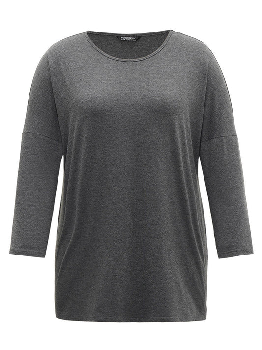 Supersoft Essentials Solid Drop Shoulder T-shirt