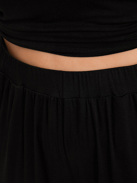 Solid Sleeveless Button Detail Tank Top