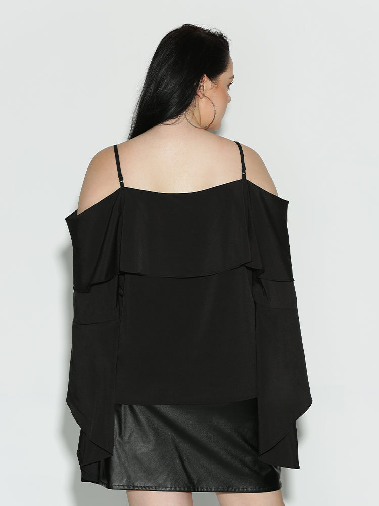 Off Shoulder Dolman Sleeve Top