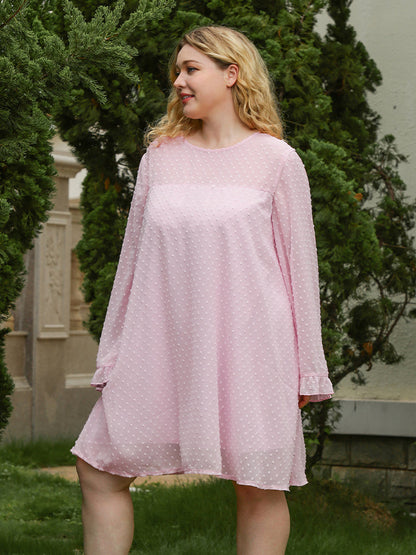 Loose Flared Sleeve Dress