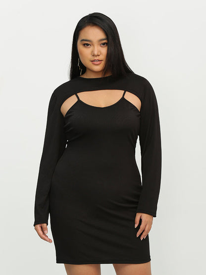 Long Sleeve 2pcs Dress