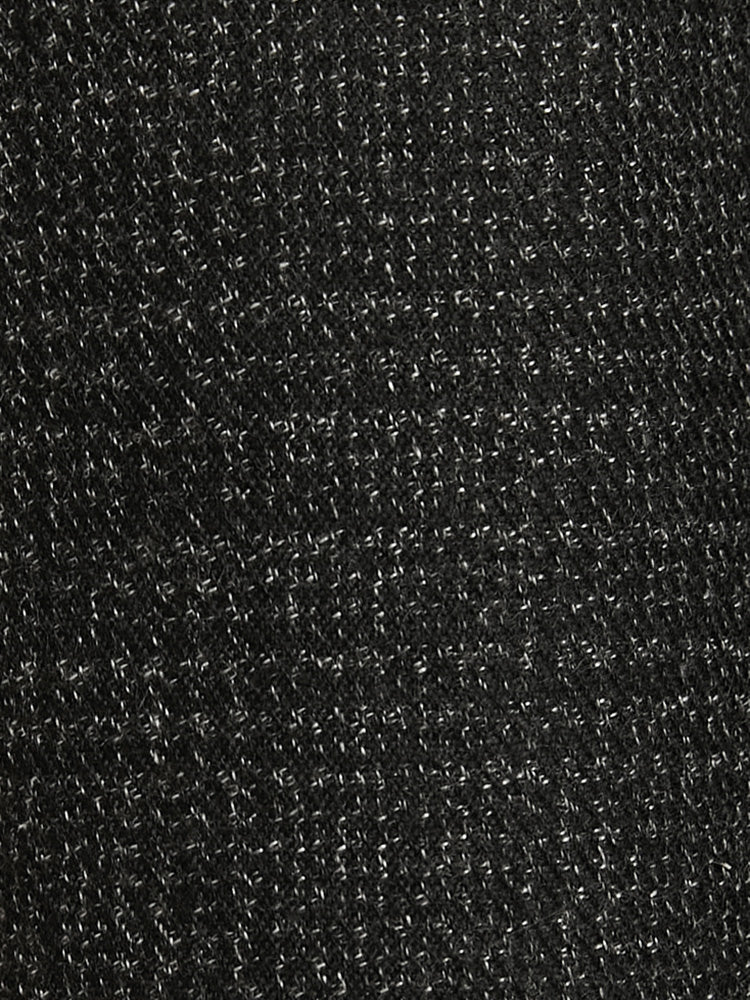 Solid Patchwork Pocket Belted Plaid Tweed Wrap Dress