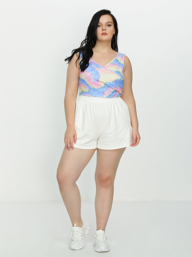 Tie Dye Knit Tank Tops