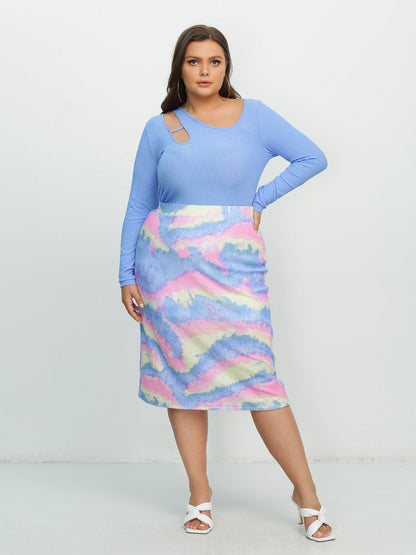 Cut Out Long Sleeve Top