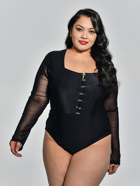 Chiffon Sleeve Bodysuits