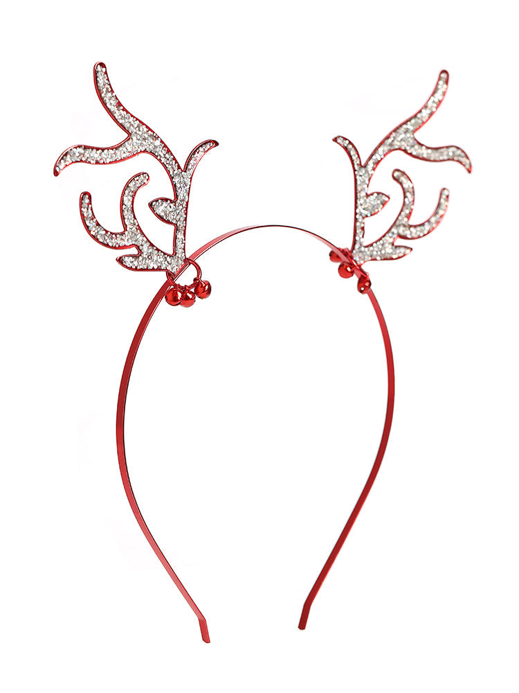 Glitter Antler Decor Headband