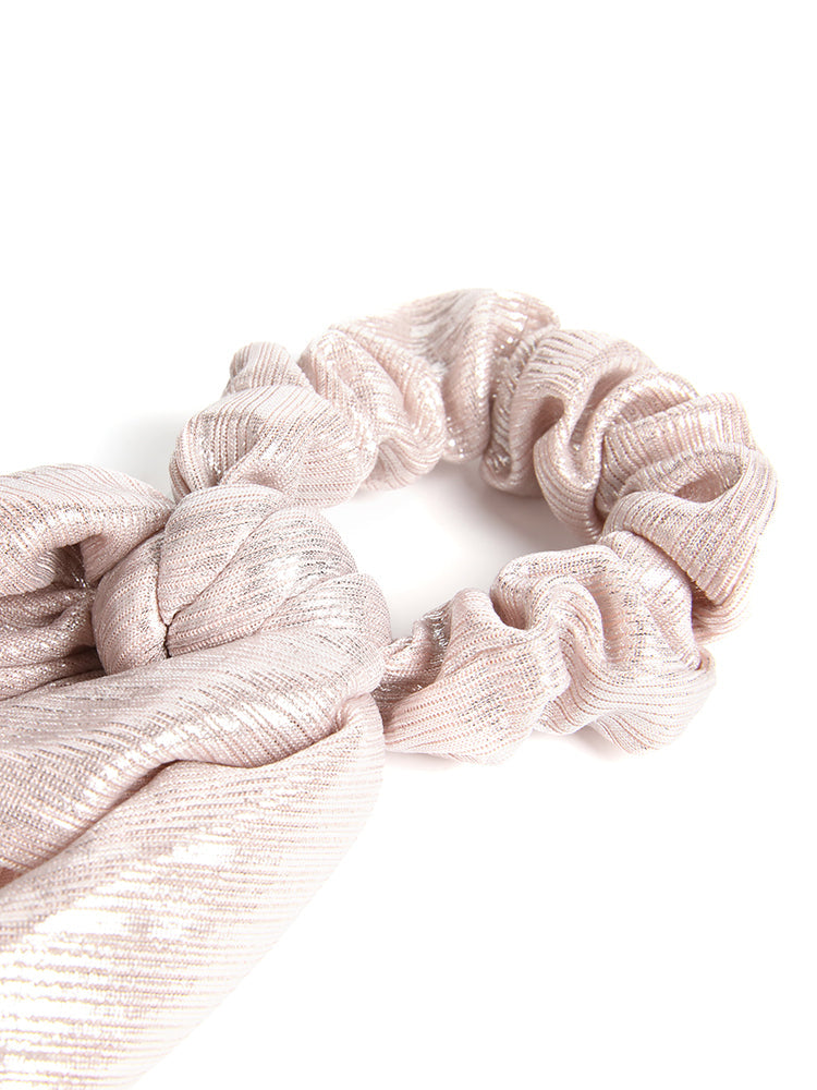 Glitter Plain Scarf Scrunchie