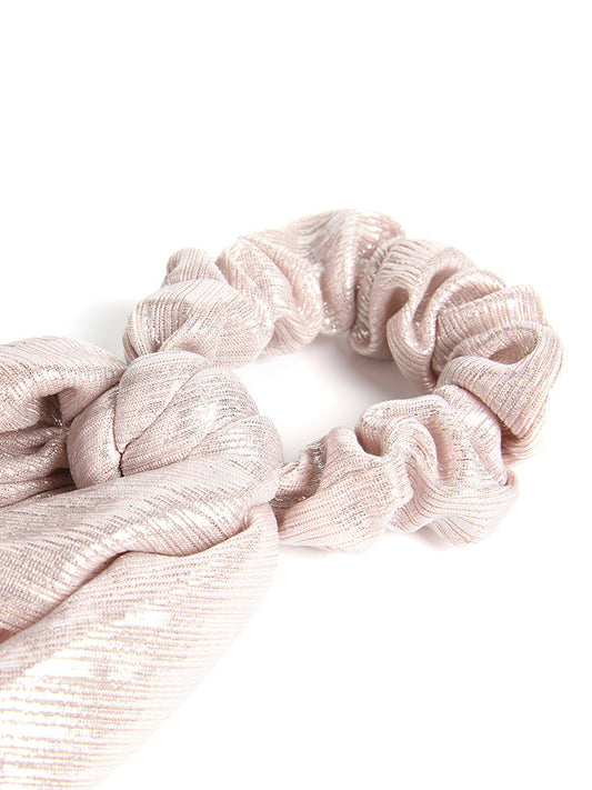 Glitter Plain Scarf Scrunchie