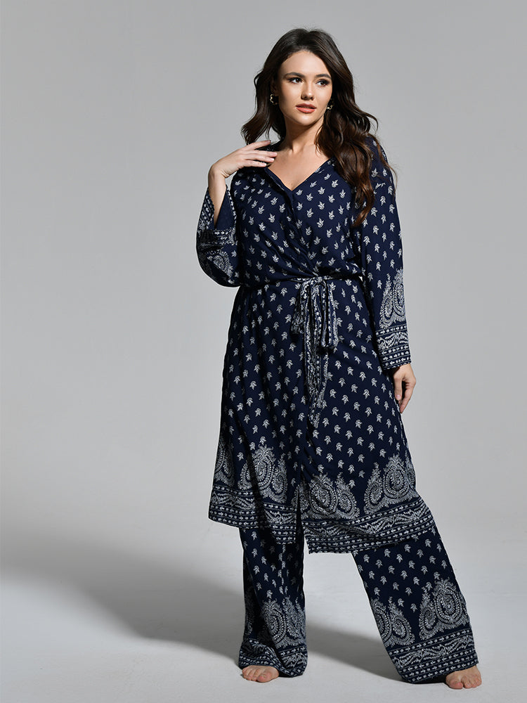 Ethnic Printed Loungewear Set