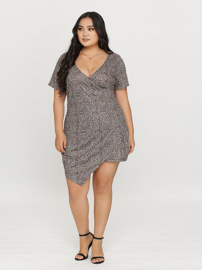 Leopard Asymmetrical Dress