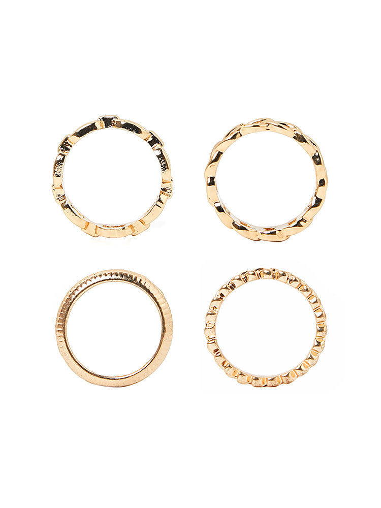 4 Pcs Vintage Chic Rings