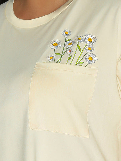 Round Neck Pocket T-Shirt