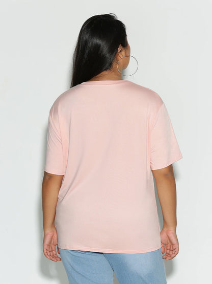 Leaf Round Neck T-Shirt