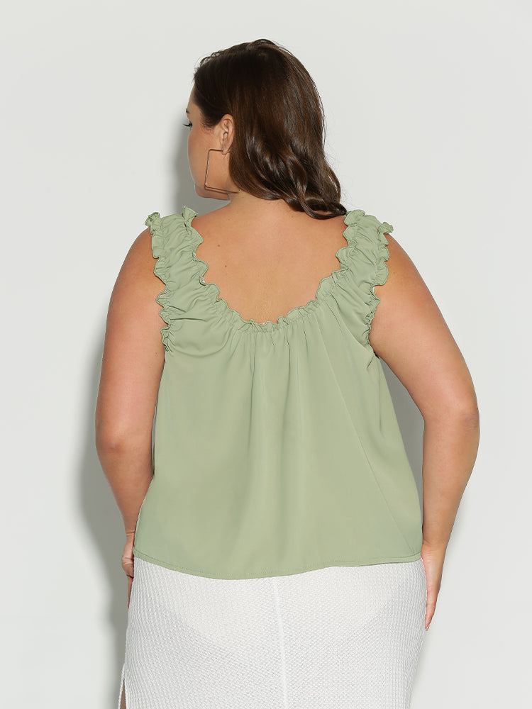 Shirred Shoulder Top