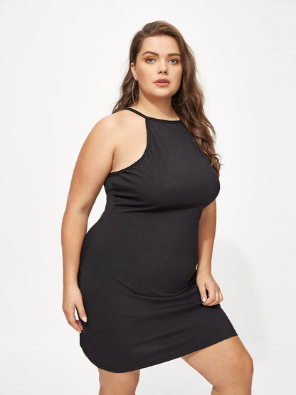 Bodycon Stretch Solid Dress