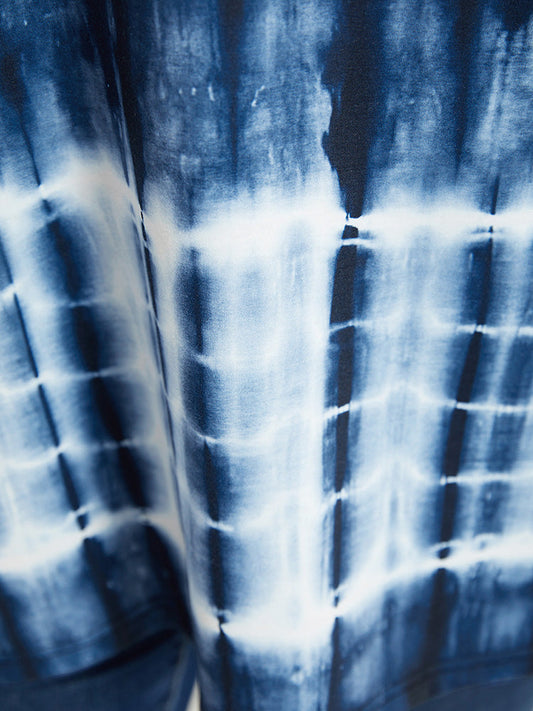 Tie Dye Pocket V Neck Tank Top