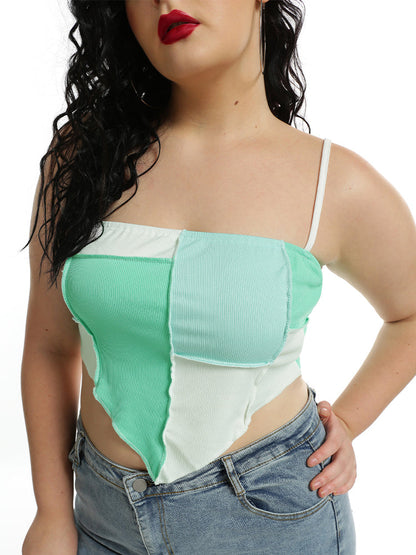 Patchwork Bandana Tube Top