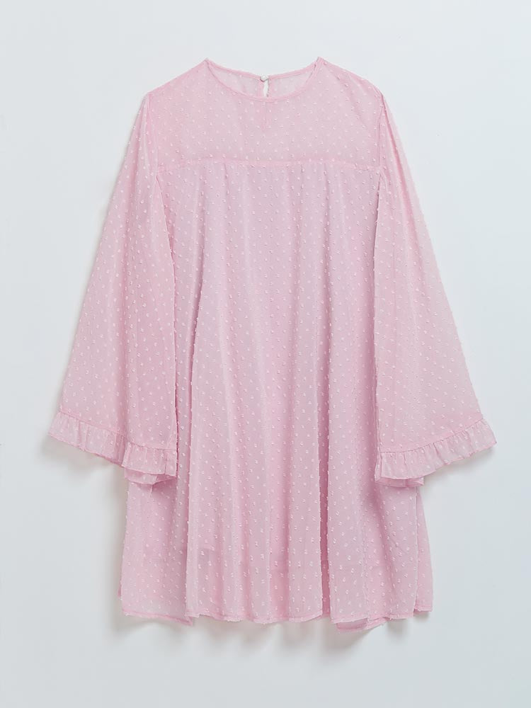 Loose Flared Sleeve Dress