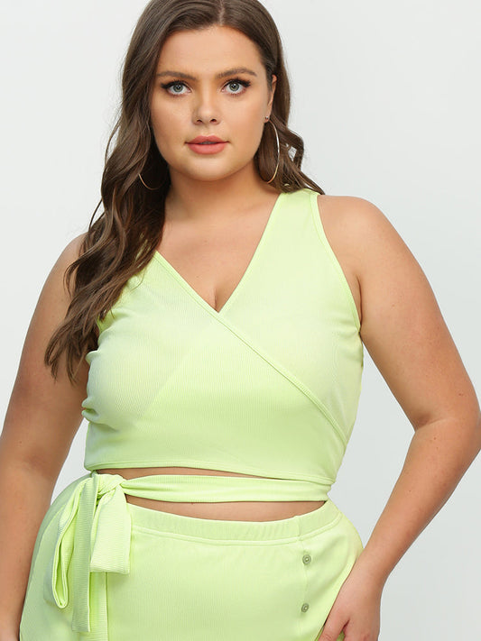 Layered Sleeveless Crop Top