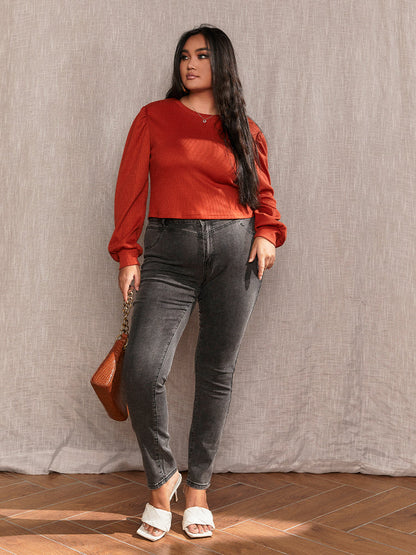 Round Neck Long Sleeve T-Shirt