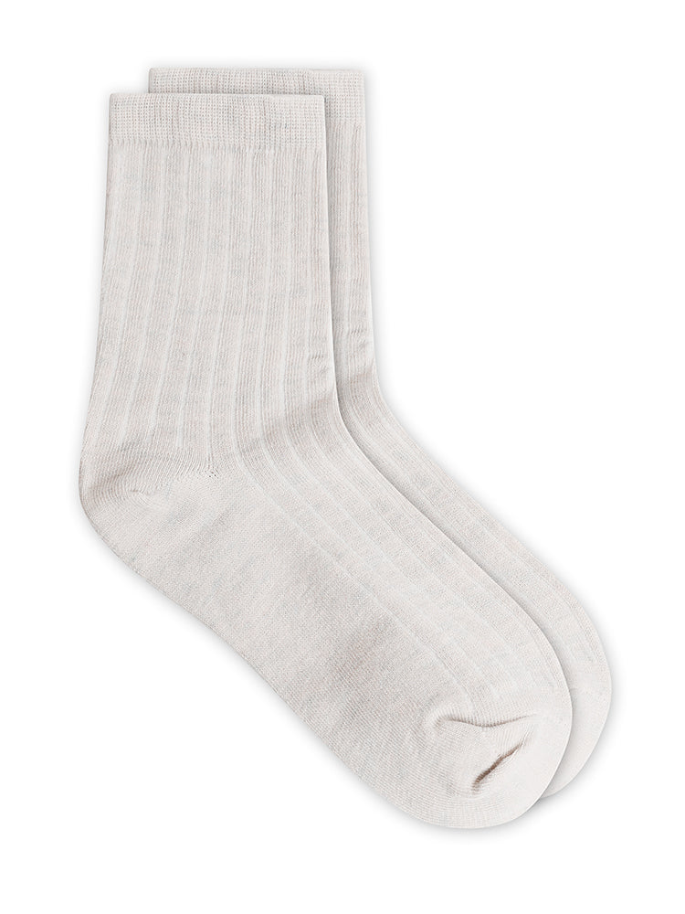3 Pack Solid Crew Socks