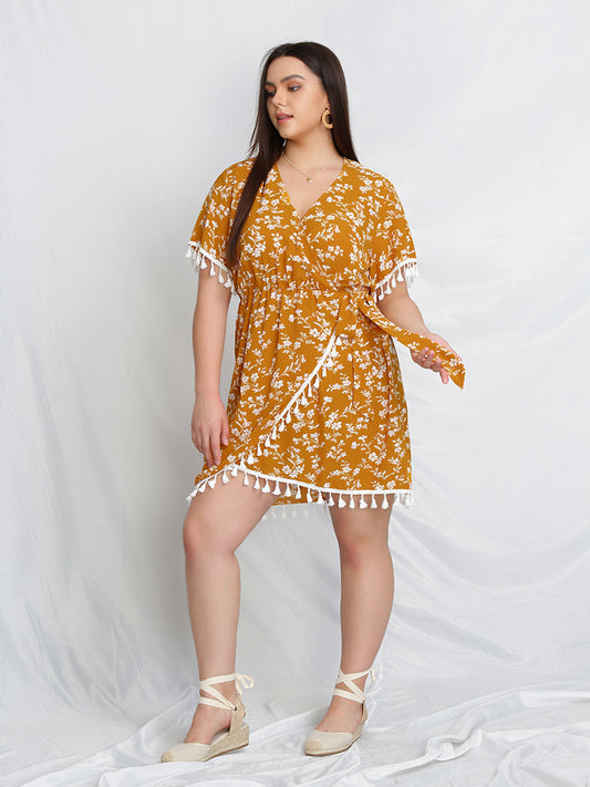 Tassel Split Hem Dress