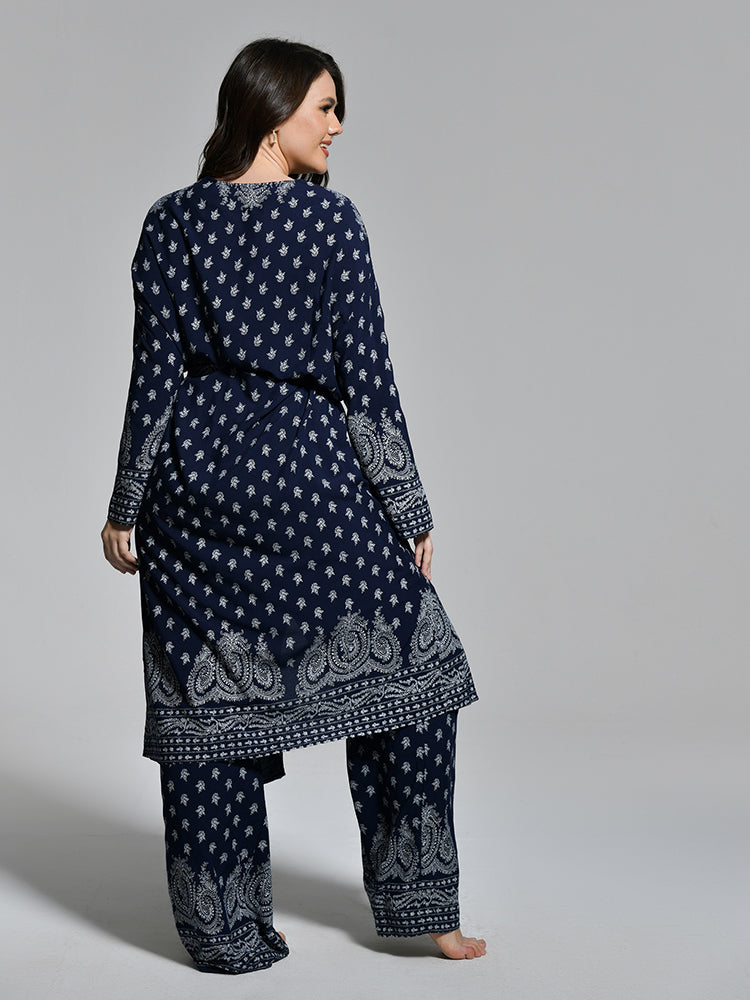 Ethnic Printed Loungewear Set