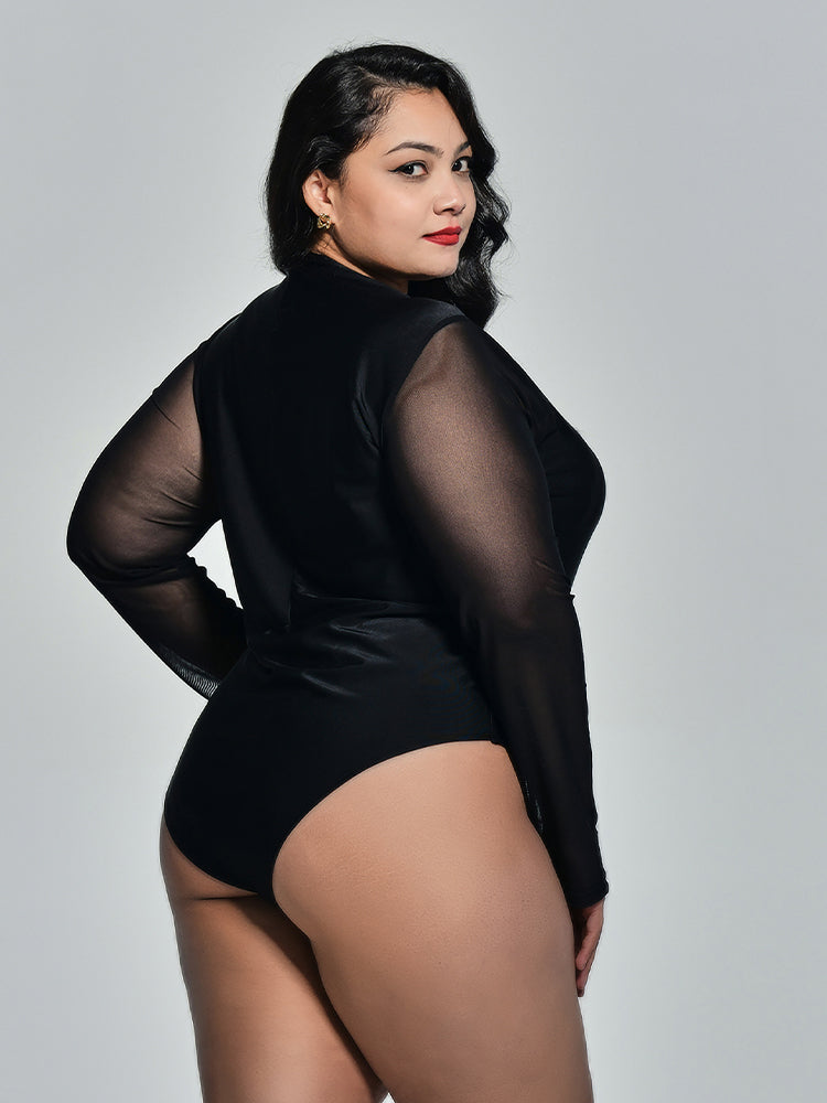 Chiffon Sleeve Bodysuits