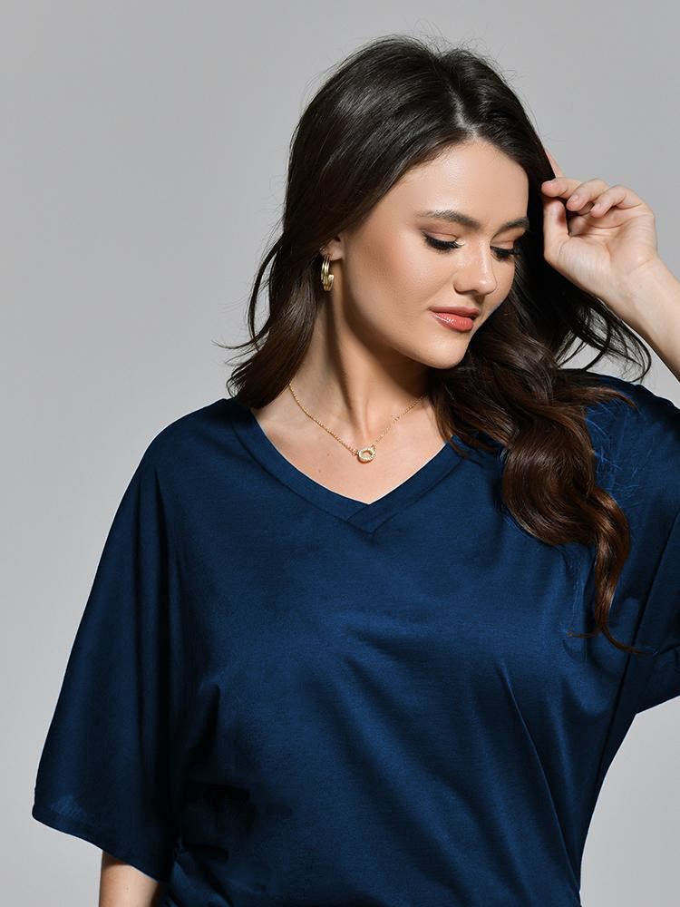 V-Neck Dolman Sleeve T-Shirt