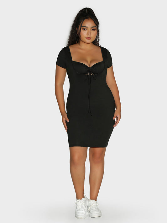 Open Bust Mini Dress