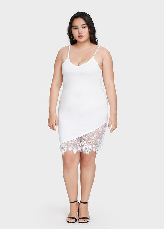 Lace Hem Cami Dress