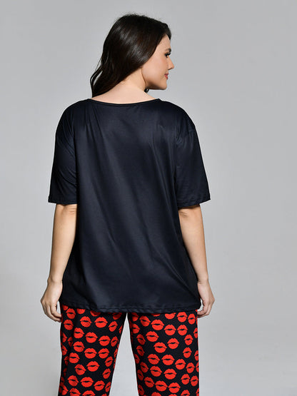 Lips Printed Loungewear