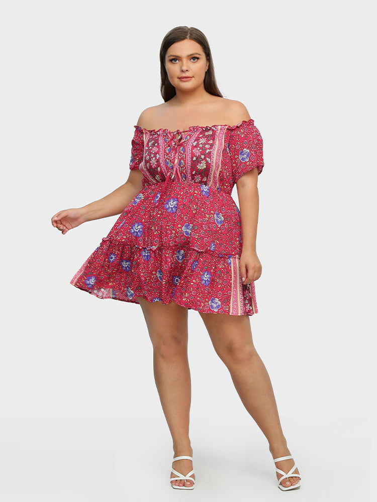 Bohemia Off Shoulder Dress