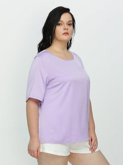 Short Sleeve Pocket Blouse