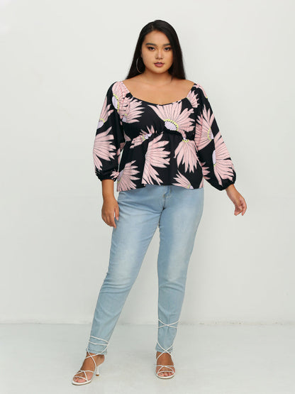 Floral Long Sleeve Top