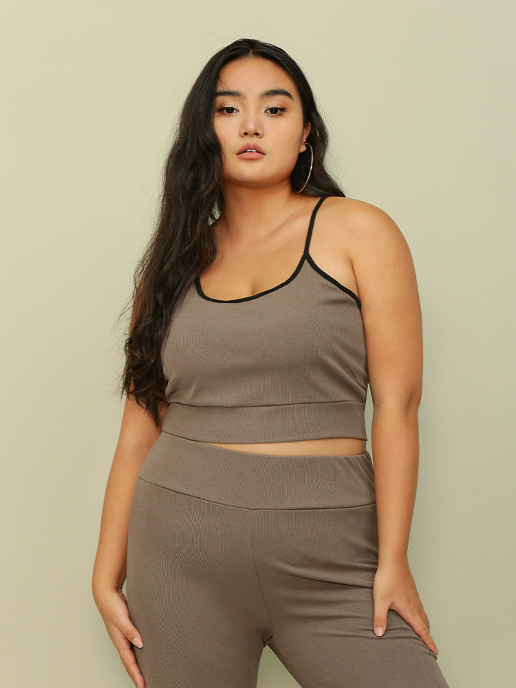 Short Color Block Tank Tops