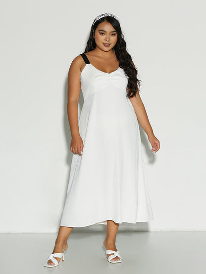 Ruched Tiered Maxi Dress