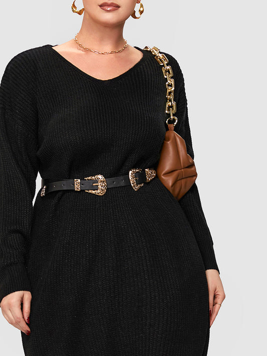 Crisscross Back Dress Without Belt