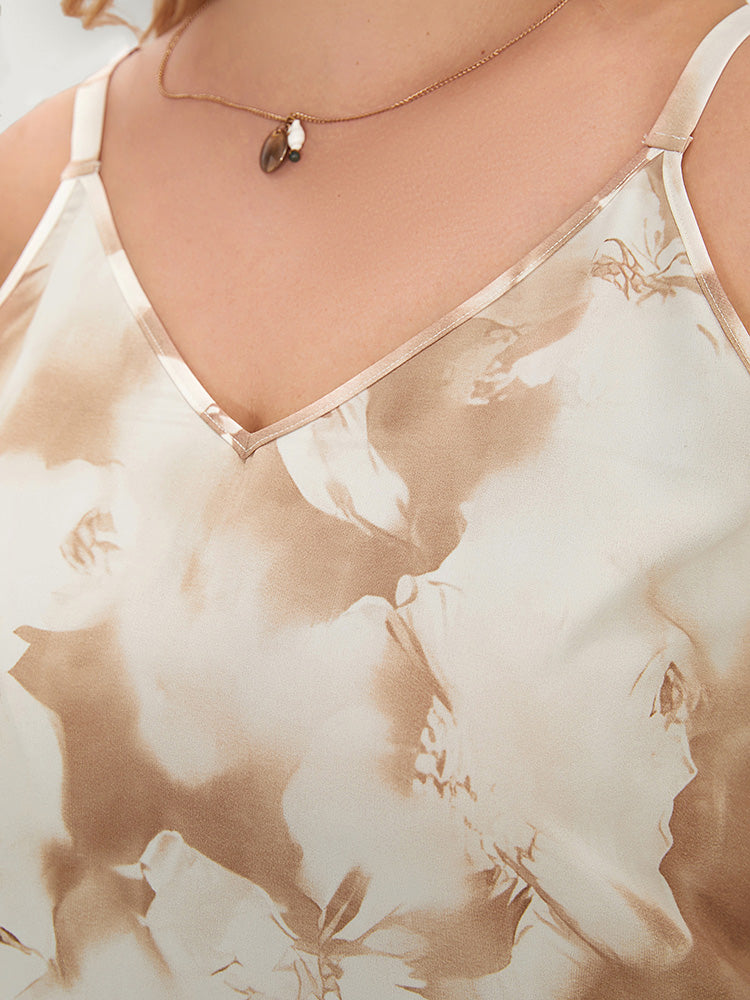 Tie Dye Adjustable Straps Cami Top