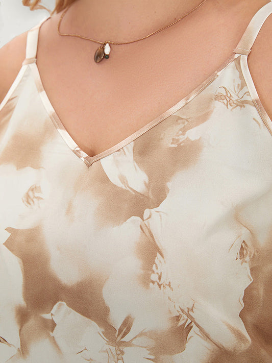 Tie Dye Adjustable Straps Cami Top