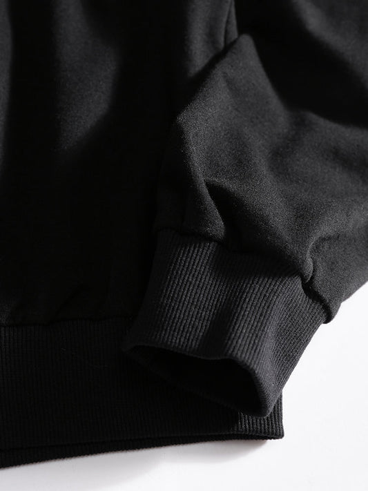 Cat Scepter Printed Hoodie