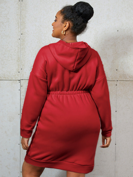 Kangaroo Pocket Sweatshirt Dress