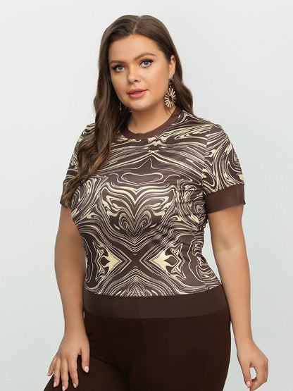 Tie Dye Twisted Painting Top