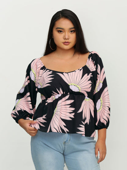 Floral Long Sleeve Top