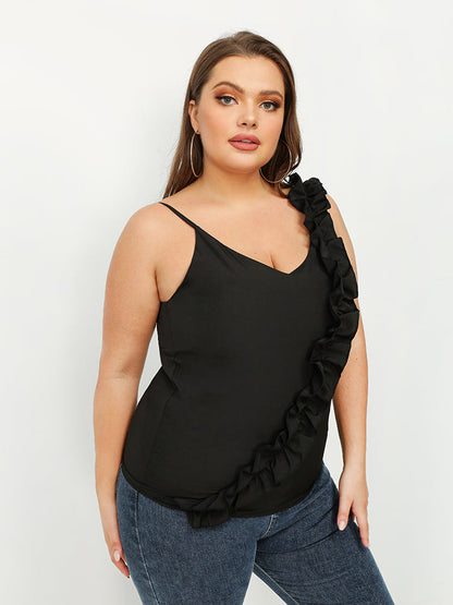 Frill Trim Tank Top