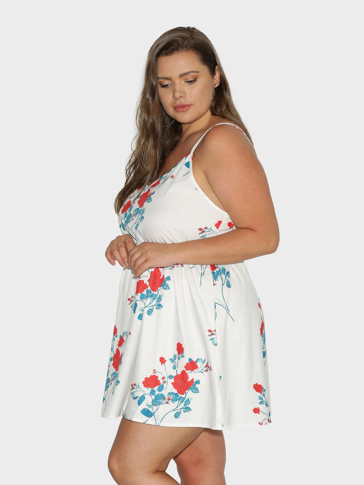 Floral Print Cami Dress