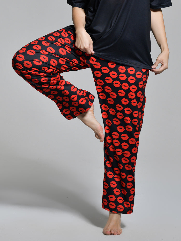 Lips Printed Loungewear